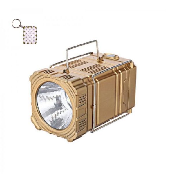 Aerbes AB-TY28 Brown Rechargeable Solar Powered Light And A Keyholder