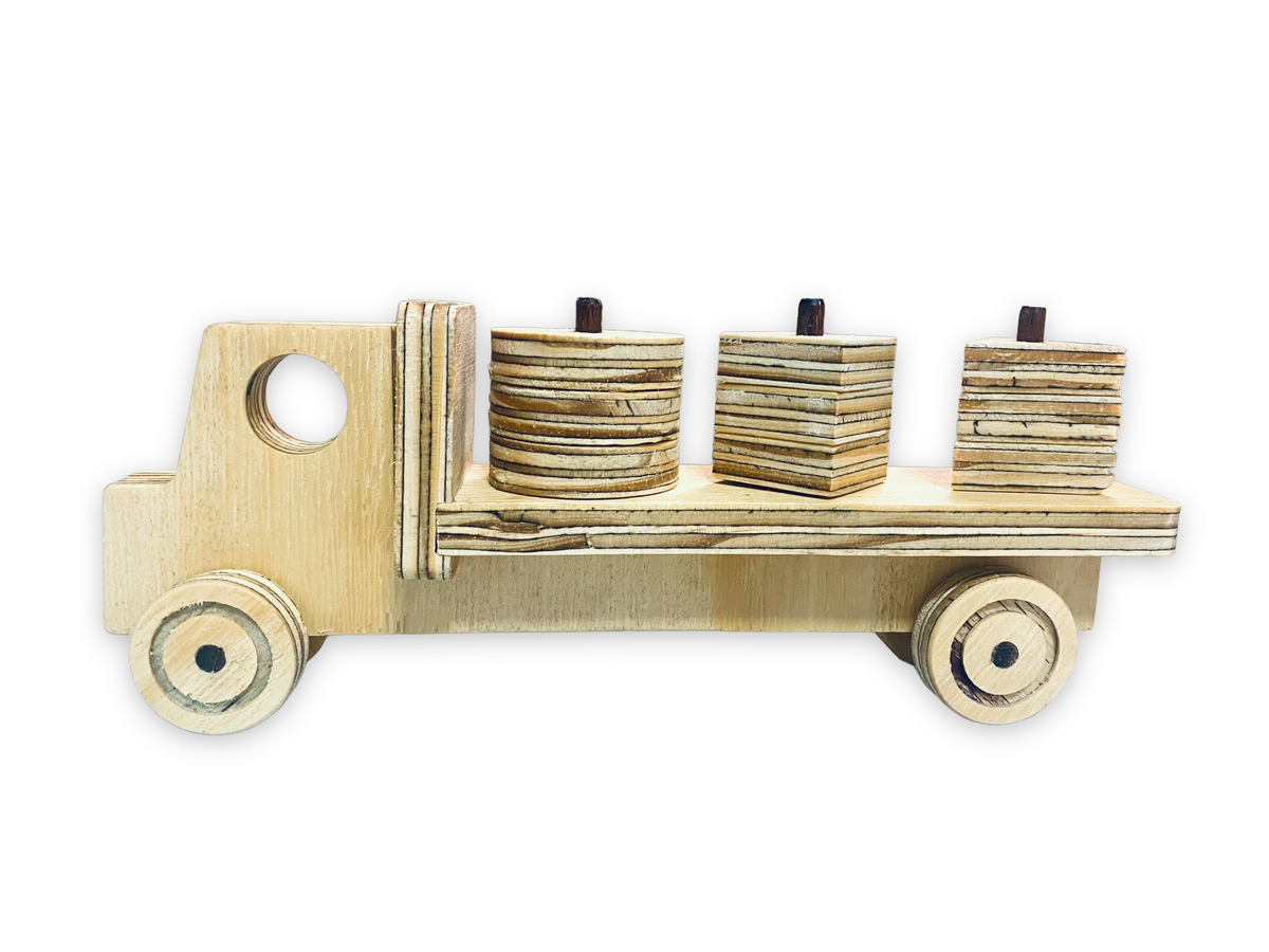 Timmy Toys Wooden Geometric Shape Stacking Toy Truck Shop Today. Get