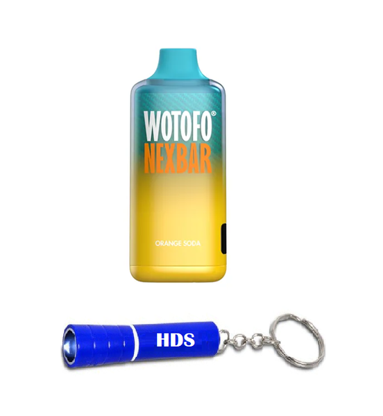 Wotofo Nexbar 10k 50mg Disposable Vape - Orange Soda with HDS Torch