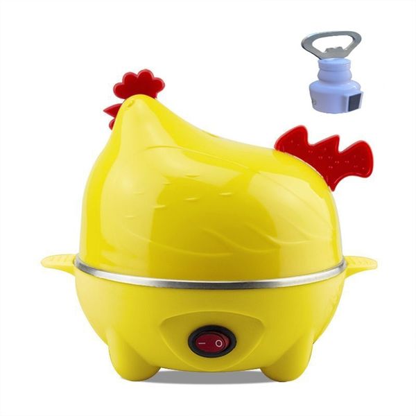 Zazo Chicken Head Cover 7 Egg Boiler - Yellow And Bottle Opener