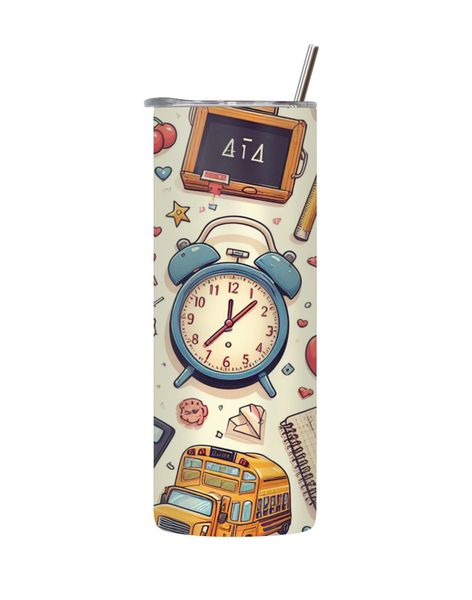 Banana 20 Oz Tumbler with Lid and Straw Trendy Back to School Graphic 132