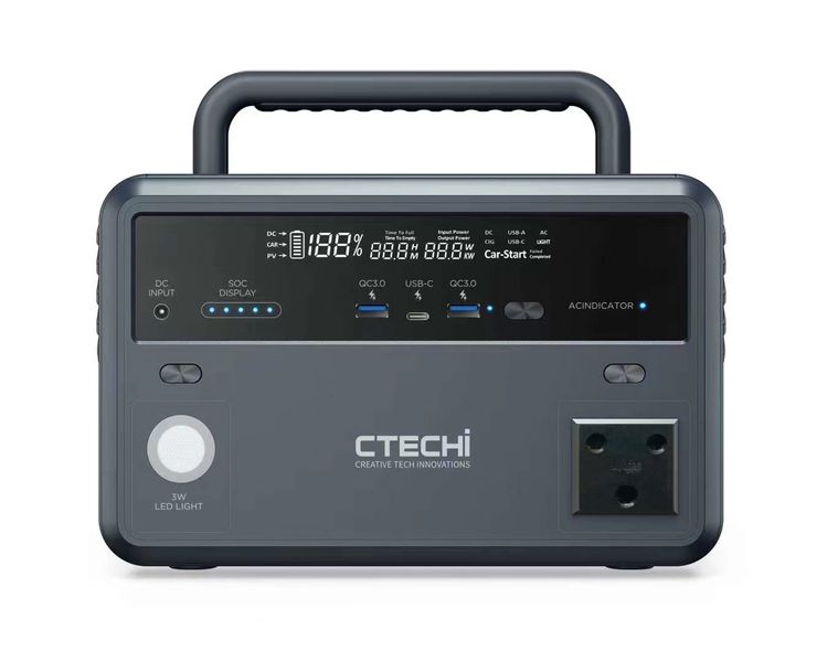 CTECHi 300W Output LiFePO4 Portable Power Station Car/Solar input SA Socket