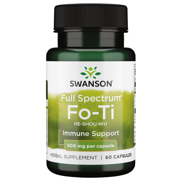 Swanson Full Spectrum Fo-Ti He-Shou-Wu 500 mg - 60 Caps