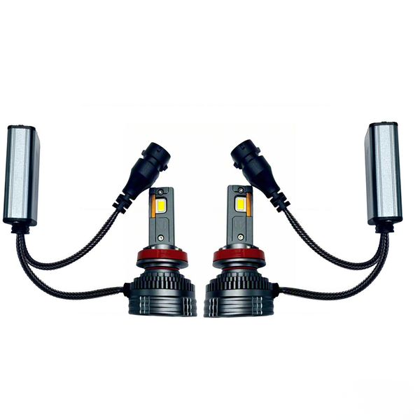 ECOMLIGHT L88 H11 LED Headlight Bulbs 300W 30000LM 12-80V 6000K-8500K- Pair
