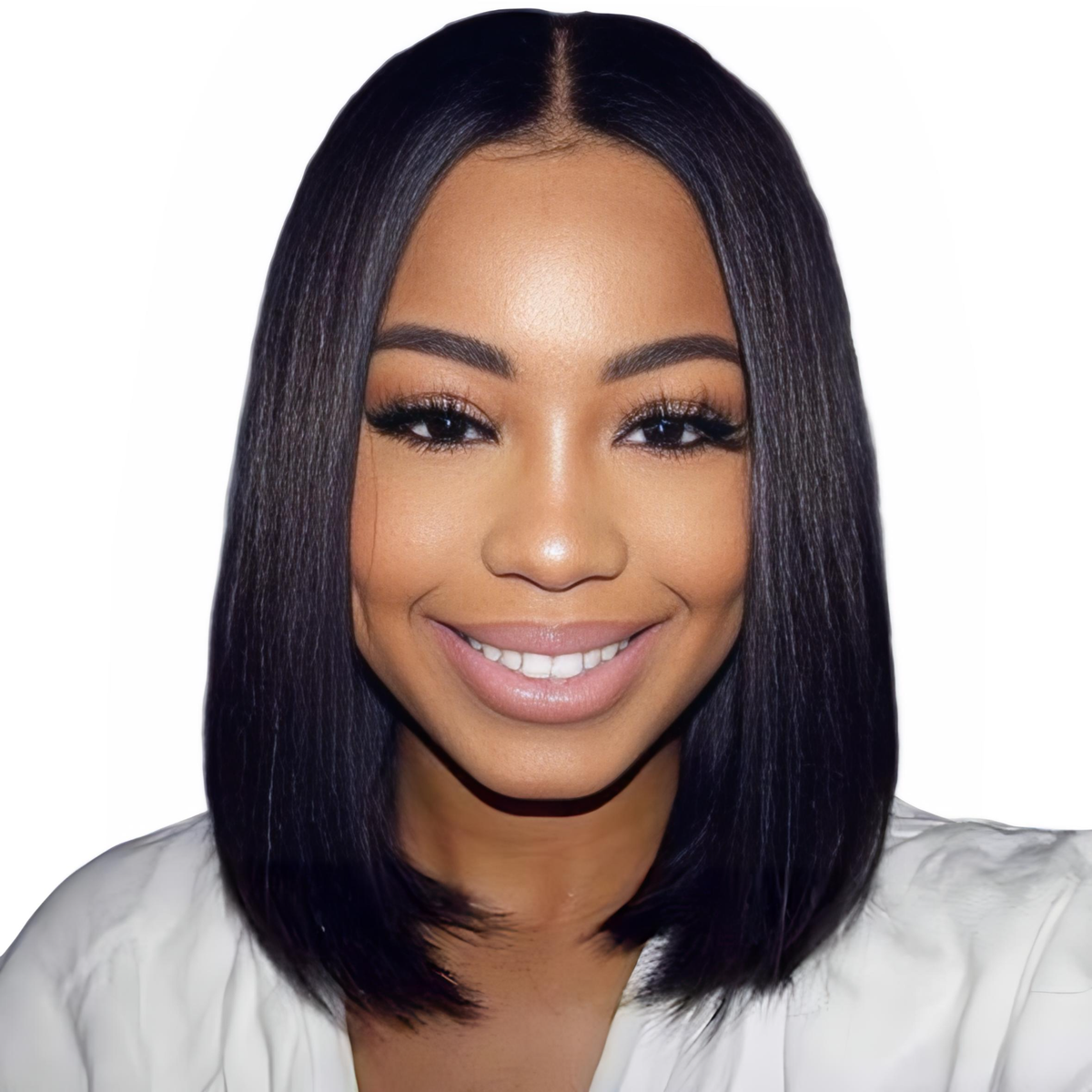 Beau Diva 13x4 HD Lace Front Straight Bob Wig 100% Human Hair 180% Density