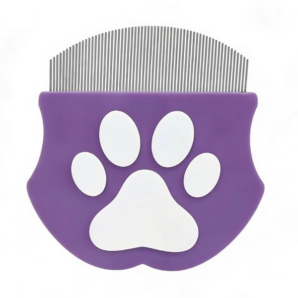 Pet Face Flea Comb, Mini Fine Tooth Comb for Tear Stains &amp; Loose Hair