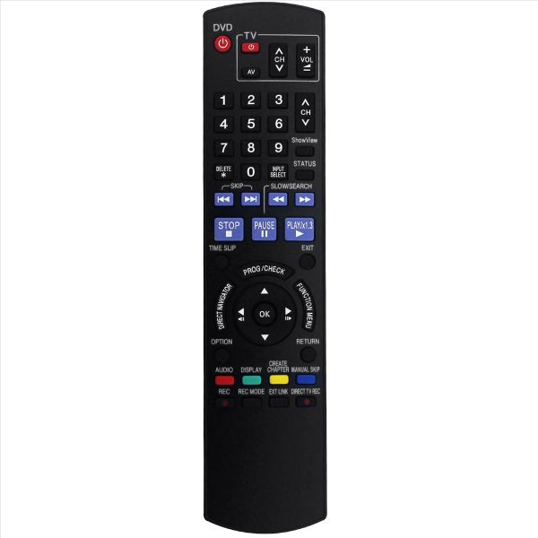 Replace N2QAYB000236 Remote Control for ShowView DMR-EX85 / DMR-EX87 DMR