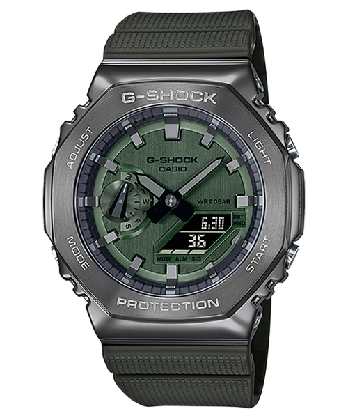 G-Shock Mens 200m G-Steel - GM-2100B-3ADR