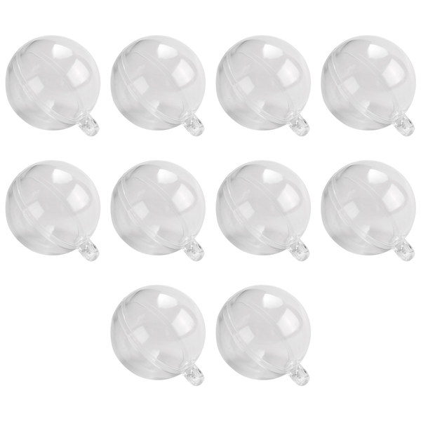 Brand New Transparent Openable Plastic Christmas Decoration Ball Transparen