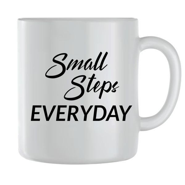 Steps Coffee Mugs for Men Women Motivational Sayings Graphic Quote Cups 185