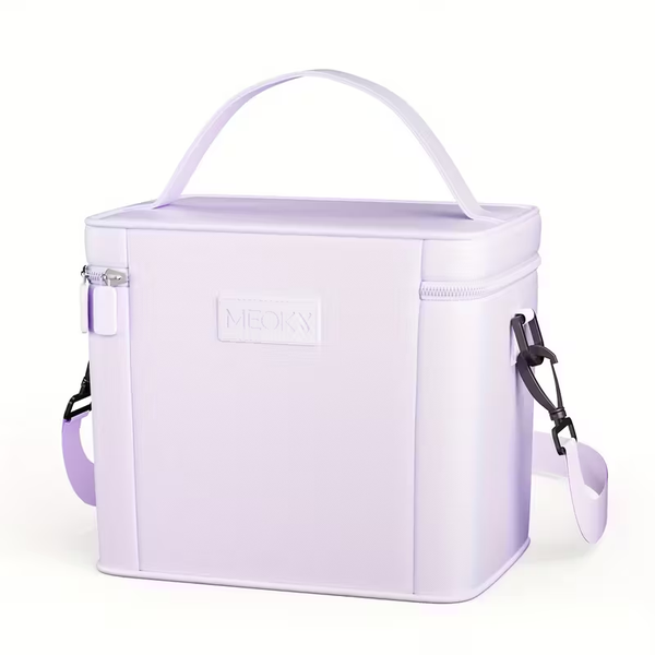 Meoky Thermal Lunch Bag with shoulder strap. Perfect for on-the-go meals