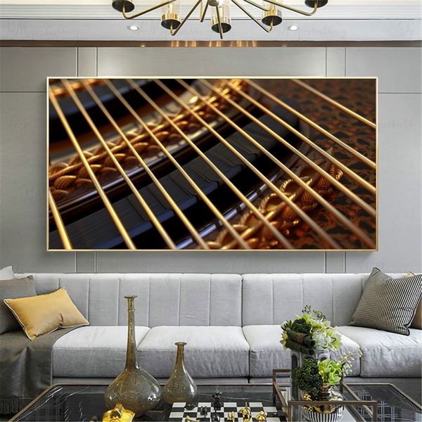 Canvas Wall Decor - Guitar Strings - 0401