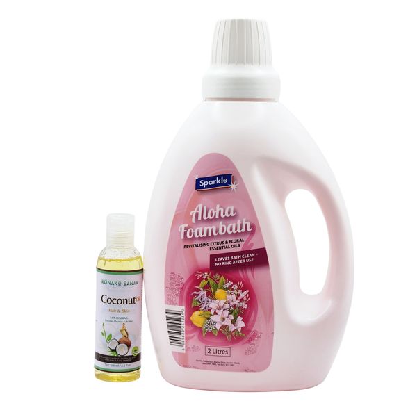 Sparkle Aloha Foaming and Runako Sanaa Coconut Oil
