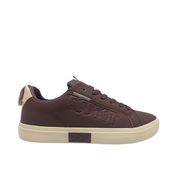 Mens Soviet Hollywood Low Cut Casual Sneakers - Choc/Beige