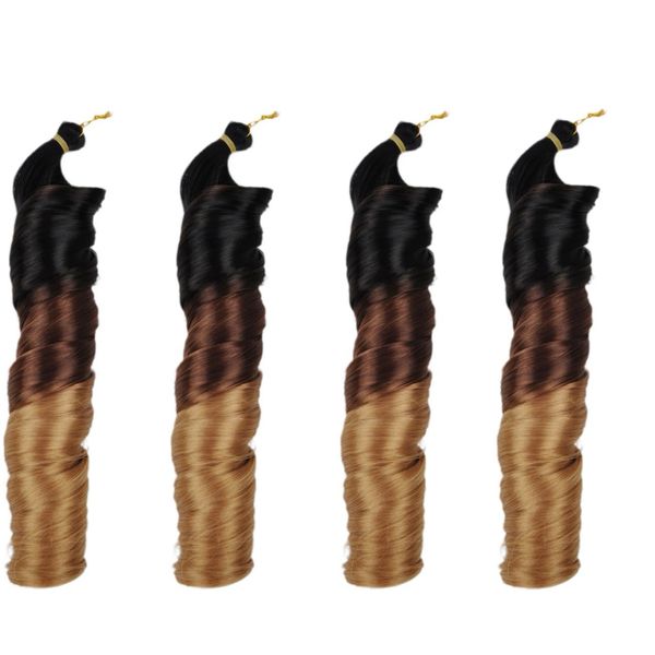 Loose Braid - French Curl - 18 Inch- (Pack of 4) - Colour C14