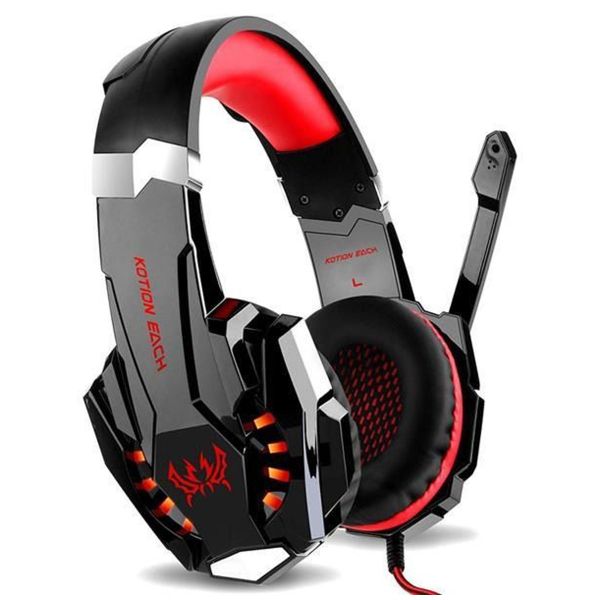 G9000 PS4 Xbox One PC Gaming Headphones With Mic &amp;L ED Lights Aux 3.5mm
