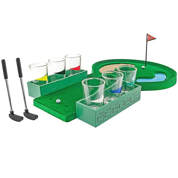 Golf Drinking Game with Shot Glasses Party Fun