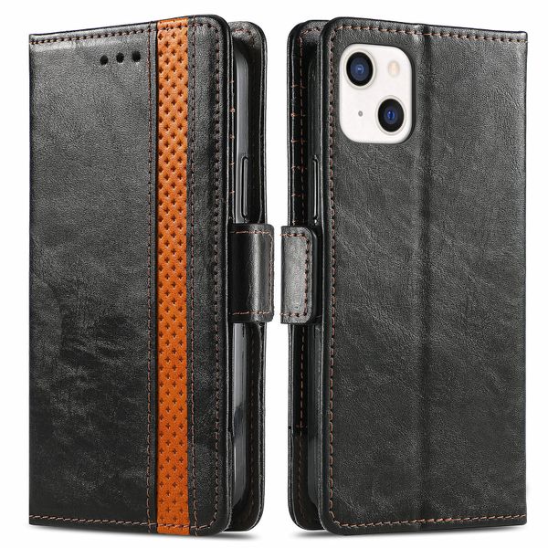 Leather Case Compatible With iPhone 13 Flip Wallet Back Cover