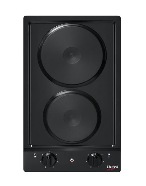 Univa 2 Plate Built-in or Table Top Electrical Hob UDH02B