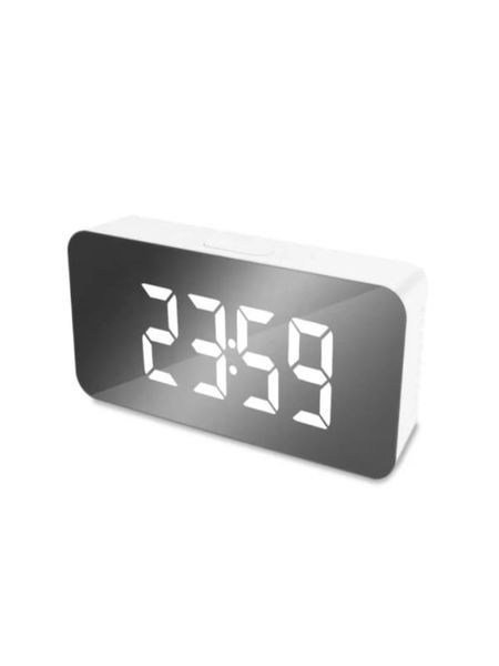 Mirror LED Alarm Clock
