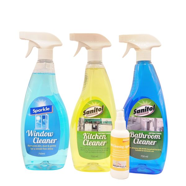 SANITOL ANTIBACTERIAL BATHROOM/KITCHEN CLEANER- (750ml)