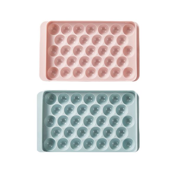 Food grade silicone mold for making round ice hockey-2pcs