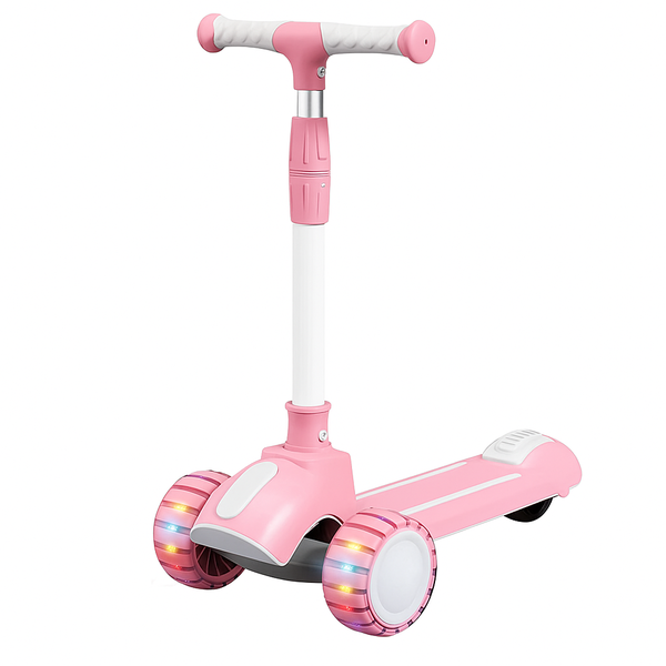 Light Up Kids Scooter - Pink