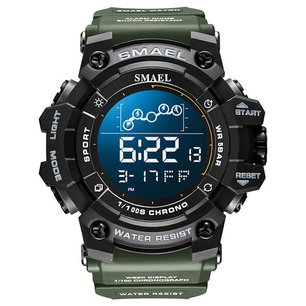 SMAEL 8082 Sport Watch- Army Green