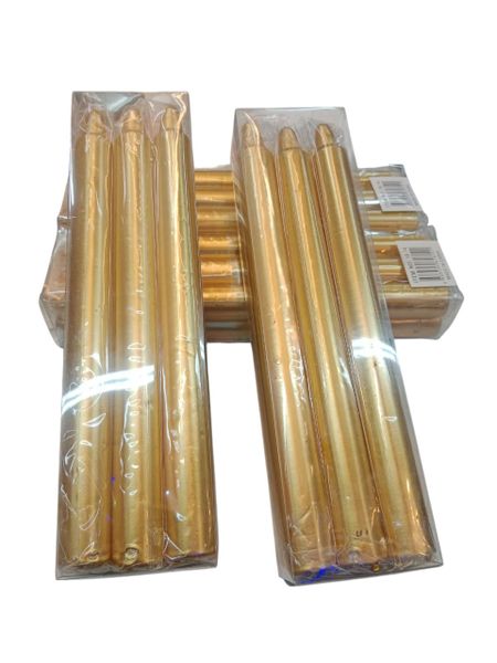 Gold Unscented Candles