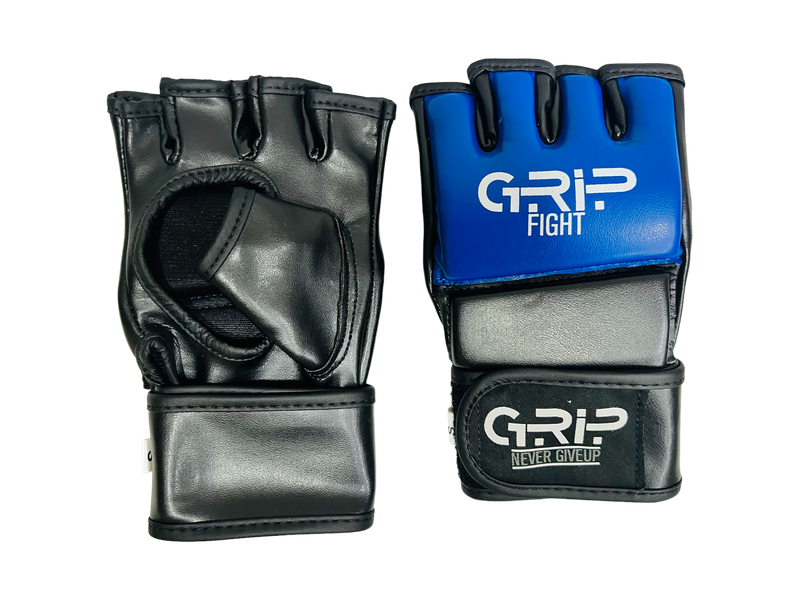 Grip MMA Grappling Training Gloves - Blue