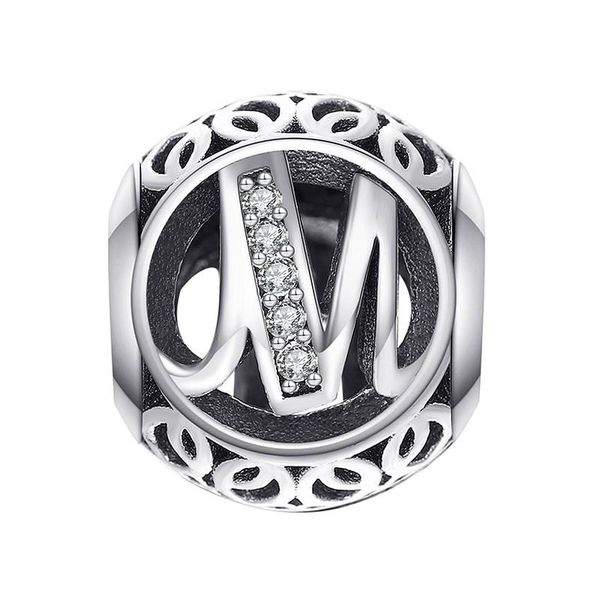 Vintage Letter M Charm