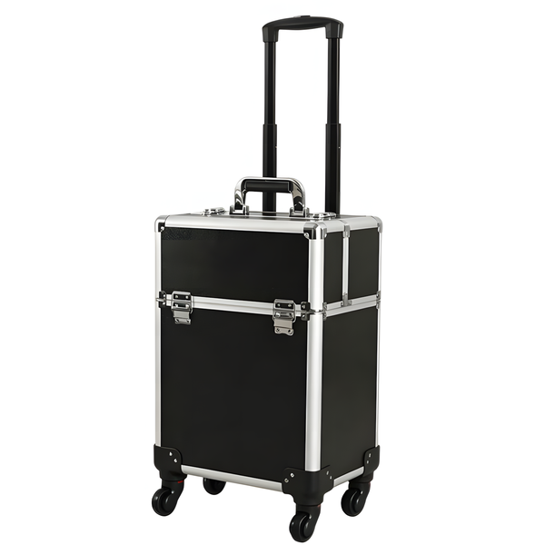 Professional Makeup Beauty Salon Train Cosmetics Trolley Case with Wheels