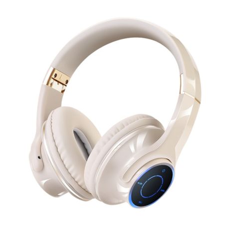 A07 Bluetooth Headset,Noise Canceling Overhead Headphones With Mic - White Image