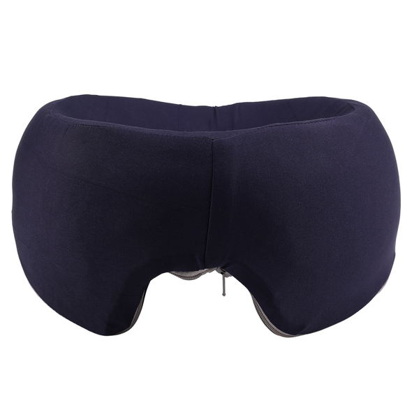 Ergonomics Lying Down Pillow Memory Foam for Beauty Salon Navy blue