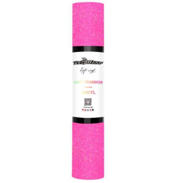 Teckwrap Fancy Glitter Heat Transfer Vinyl - Sparkling Iron-On Vinyl