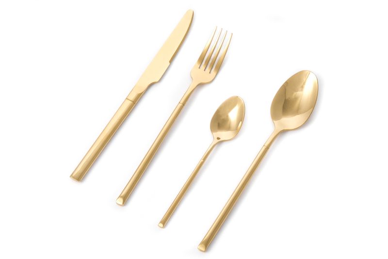 Nicolson Russell Sydney Gold 24pc Cutlery Set