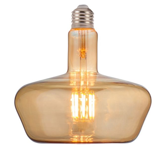 Extra Large E27 Bell LED Bulb Clear/Amber 8 W