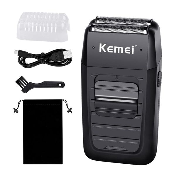 Electric Shaver Reciprocating Cordless Razor Dry &amp; Wet Use Trimmer for Men