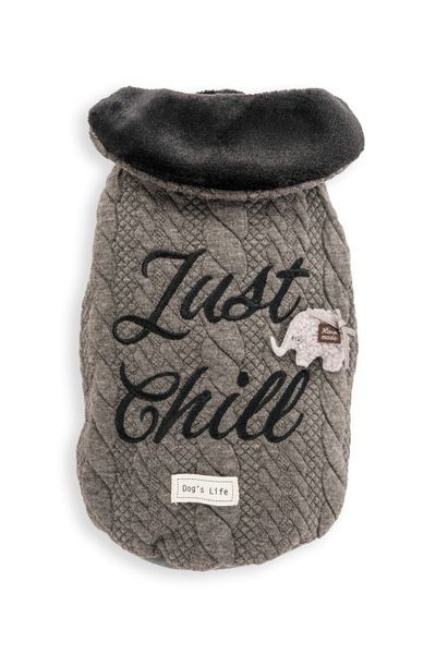 Just Chill Elephant Winter Cape Grey