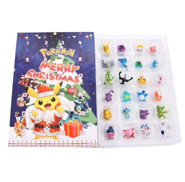 Pokemon Anime Cute Random Chance Mini Figure Christmas Advent Calendar