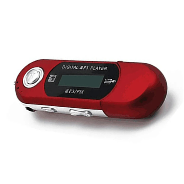 Mini Mp3 Player Small Flash Drive Multilanguage Lcd Music Player (A)