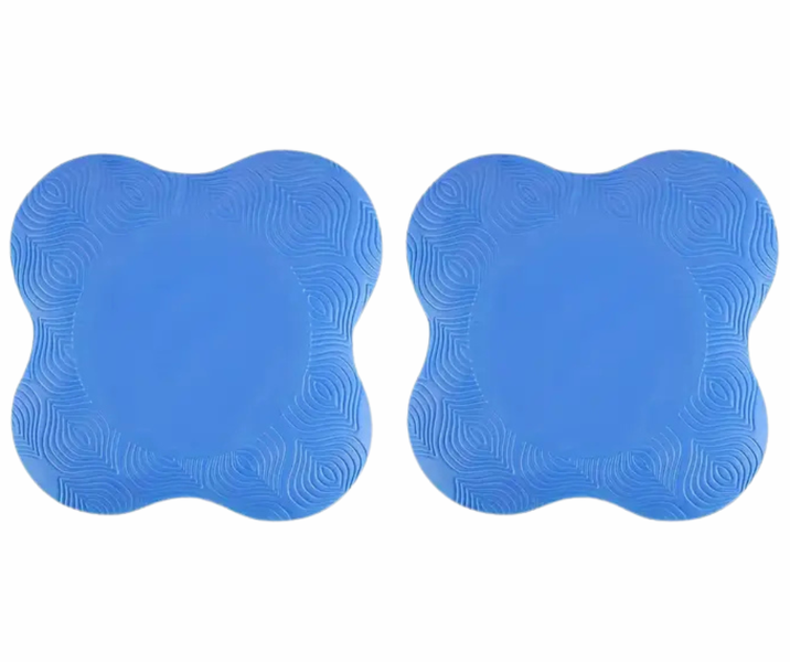 Yoga Knee Cushion Pads, Anti Slip Support and Protection - Pack of 2