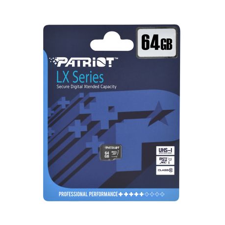 Patriot LX Class 10 64GB Micro SDHC Flash Memory Card | Shop Today
