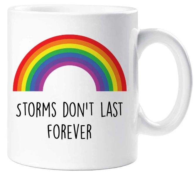 Storms Don't Last Forever Inspiration Birthday Christmas Gift Coffee Mug