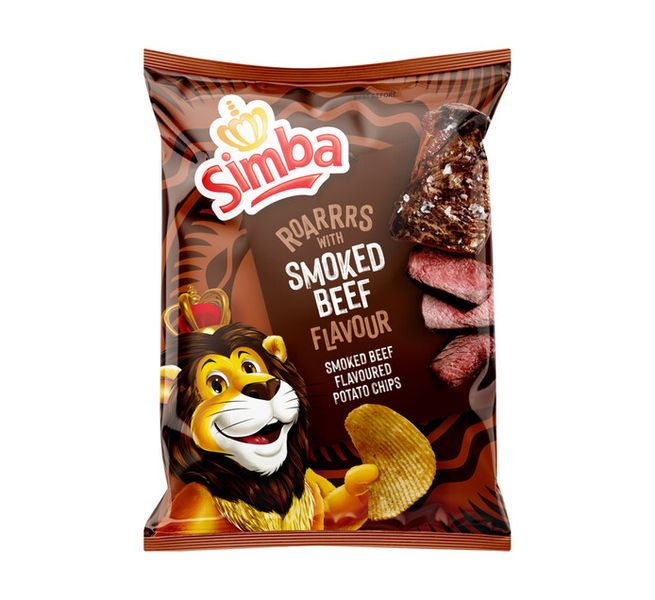 Simba Potato Chips - Smoked Beef (48 x 36g)