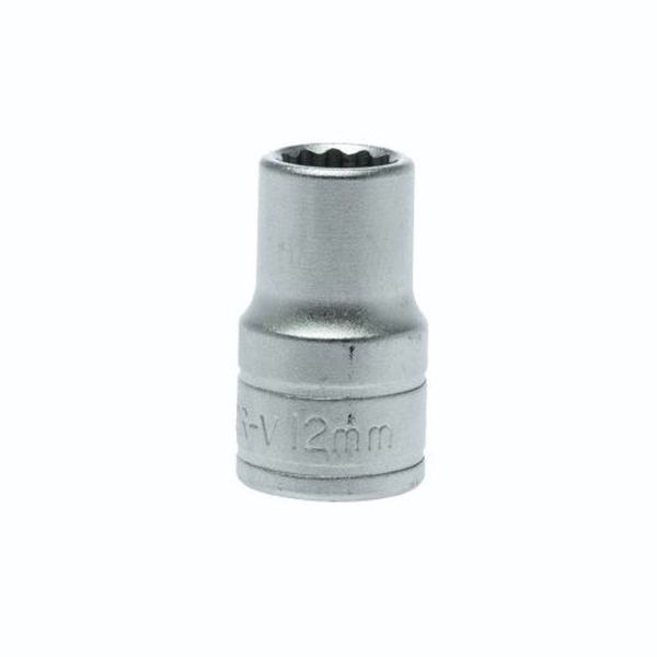TengTools - 1/2" Drive 12 Point Socket 12mm - M120512-C