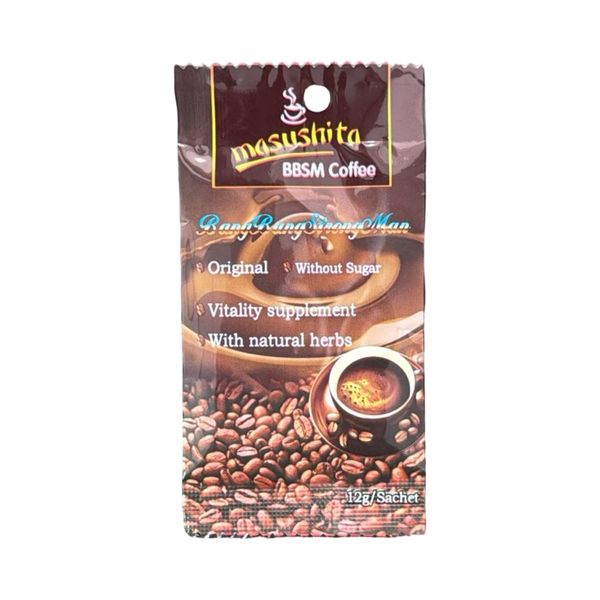 Single Pack Masushita BBSM Coffee - Herbal Vitality &amp; Energy Coffee Blend