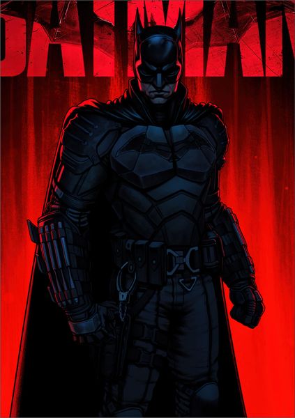Hero In Black - A1 Poster