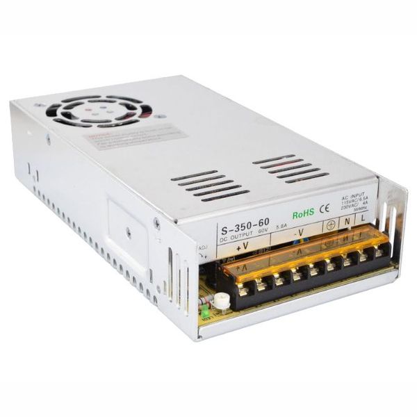 Ac-Dc Enclosed Power Supply In=230v Out=60vdc 5.9a - S-350-60