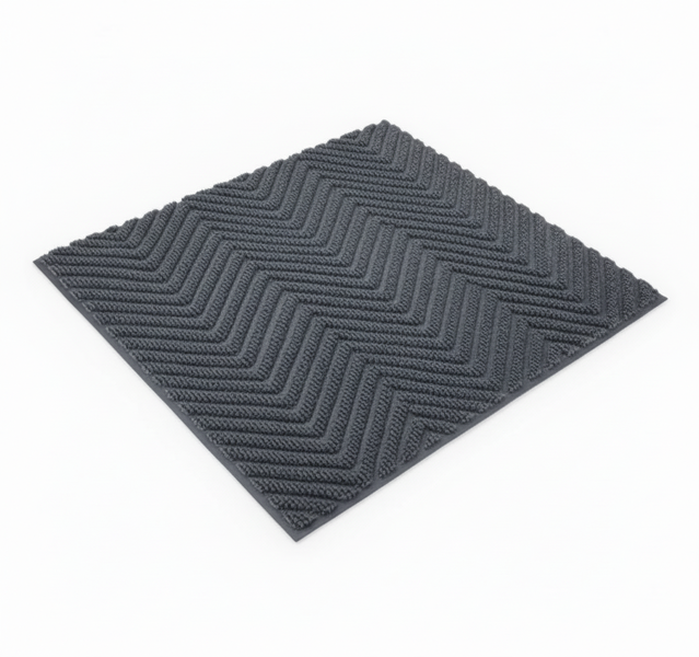 Stylish Doormat Embossed Pile 40x60 cm for Dirt Trapping &amp; Moisture